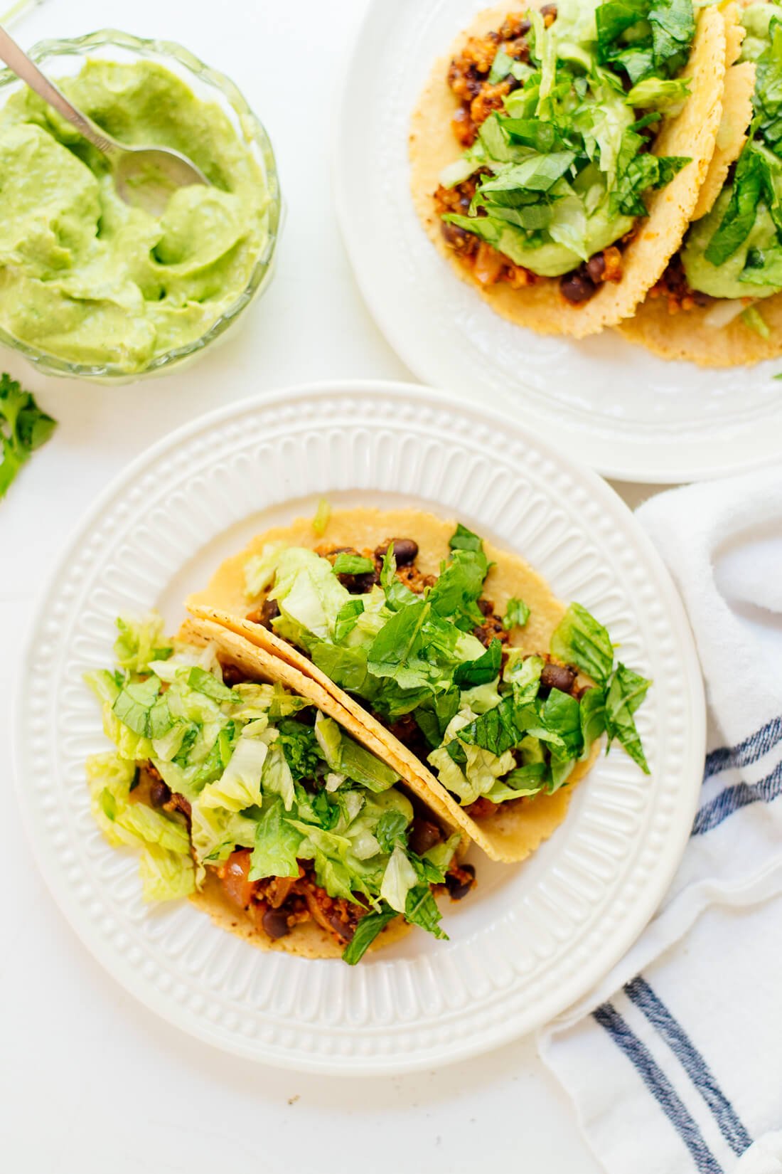 Vegan & Gluten-Free Quinoa Black Bean Corn Tacos Recipe